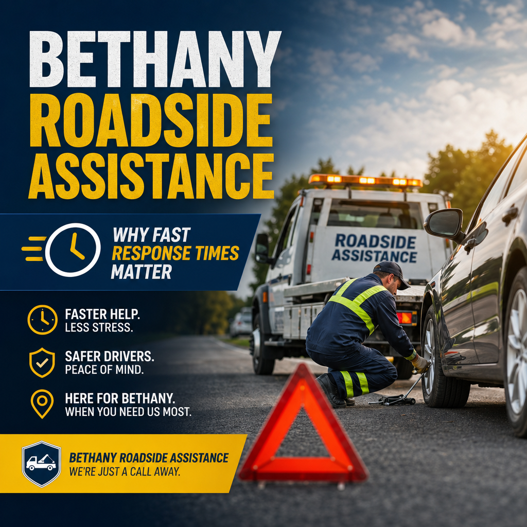 Illustration of Bethany Roadside Assistance: Why Fast Response Times Matter