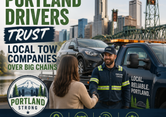 Portland tow companies illustration for Why Portland Drivers Trust Local Tow Companies Over Big Chains