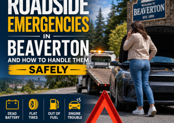 Beaverton roadside emergencies illustration for Top Roadside Emergencies in Beaverton and How to Handle Them Safely